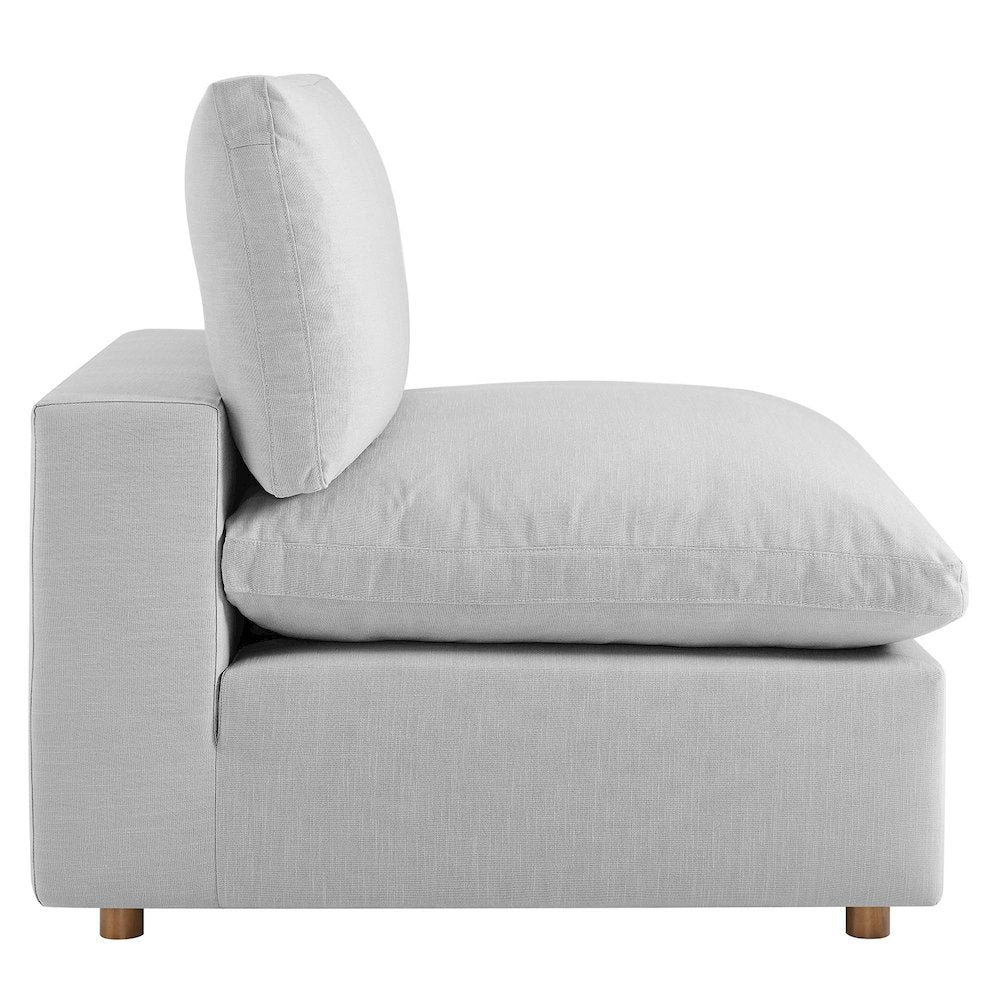 Commix 5-Piece Down Filled Overstuffed Armless Sectional Sofa