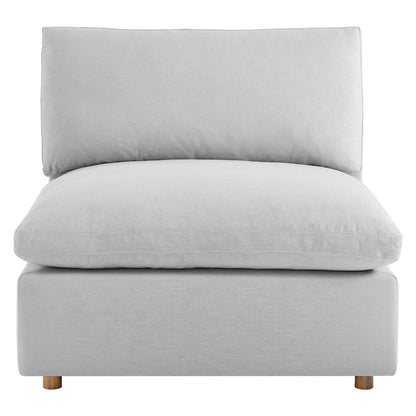 Commix 5-Piece Down Filled Overstuffed Armless Sectional Sofa