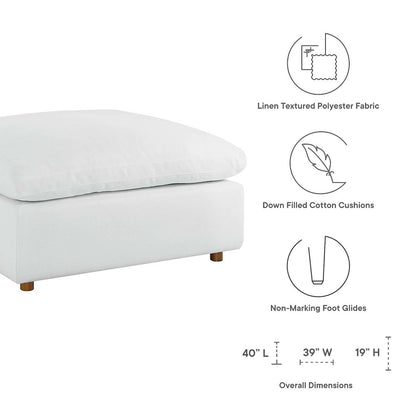 Commix 6-Piece Down Filled Overstuffed Sectional Sofa