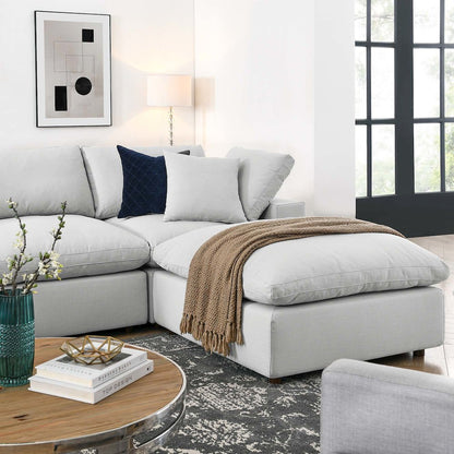 Commix 7-Piece Down Filled Overstuffed Sectional Sofa