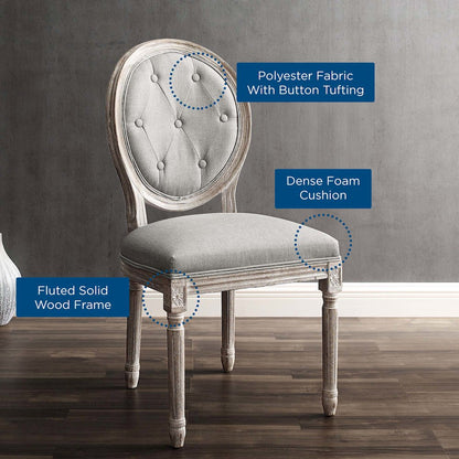 Arise Upholstered Fabric Dining Side Chair Set of 4