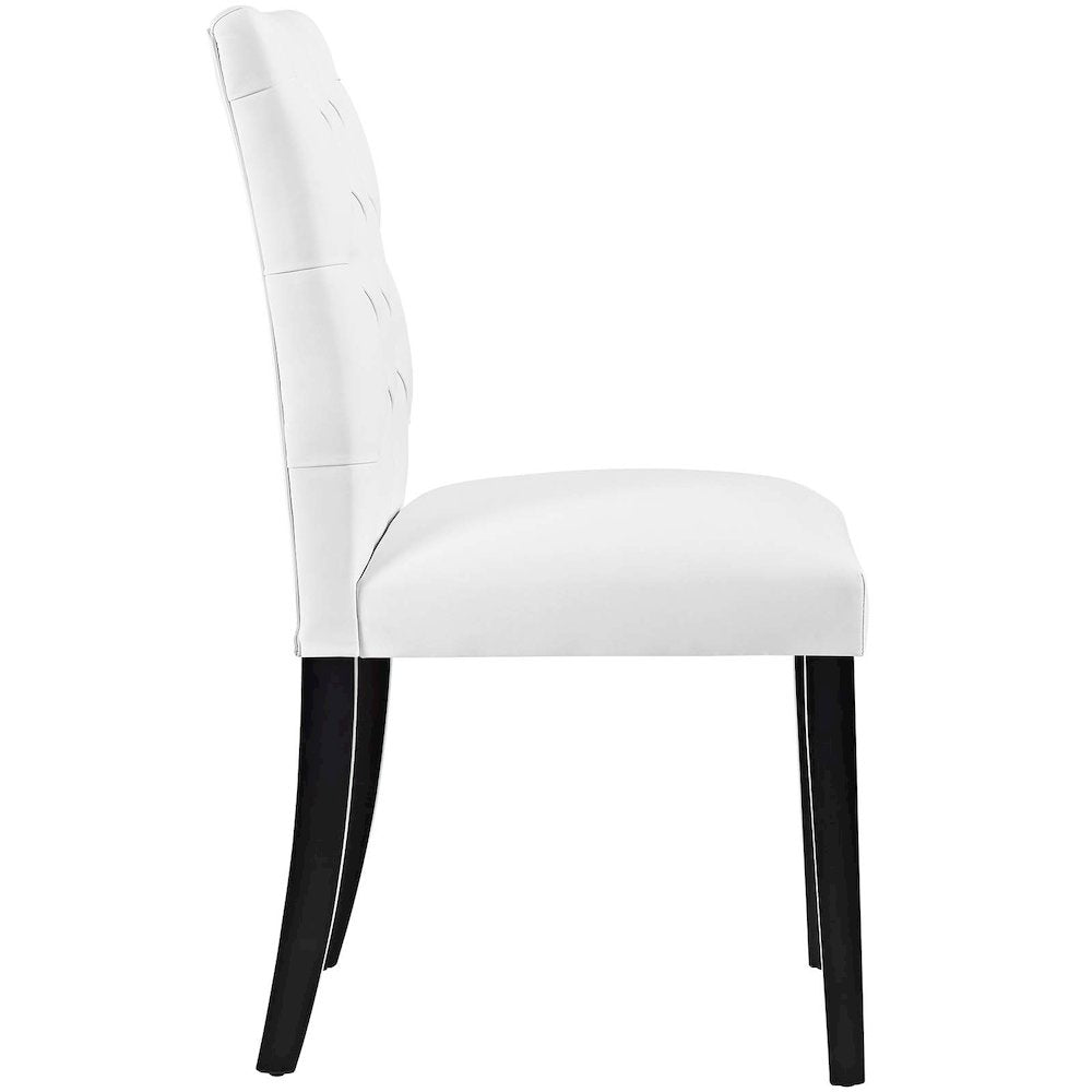 Duchess Vinyl Dining Chair Set of 2