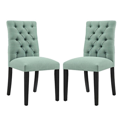 Duchess Fabric Dining Chair Set of 2