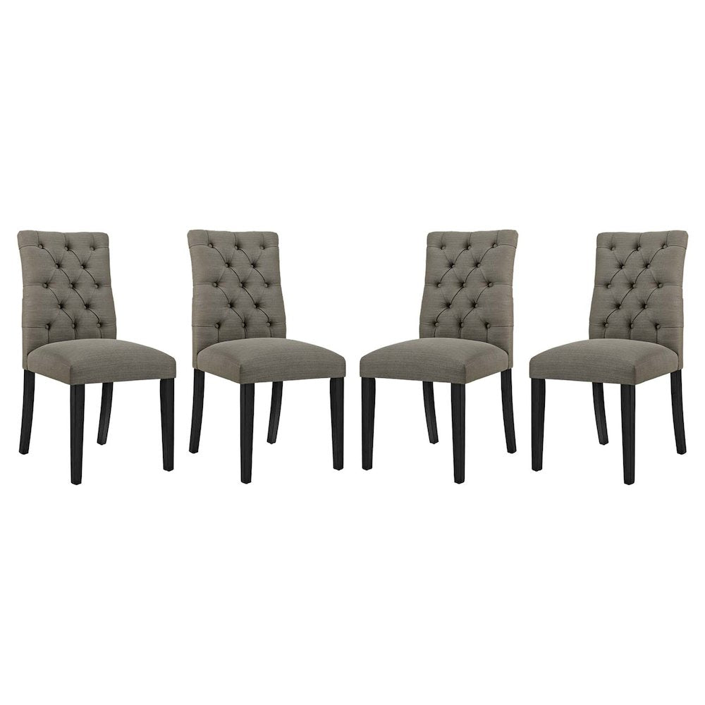 Duchess Fabric Dining Chair Set of 4