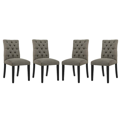 Duchess Fabric Dining Chair Set of 4