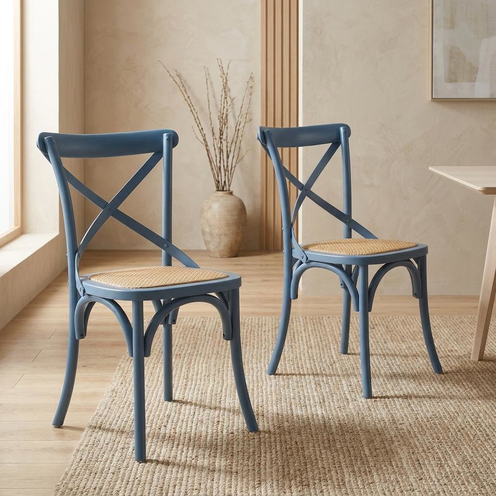 Wooden Dining Side Chairs for Kitchen and Dining Room, Harbor, Set of 2