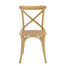 Wooden Dining Side Chairs for Kitchen and Dining Room, Natural, Set of 2
