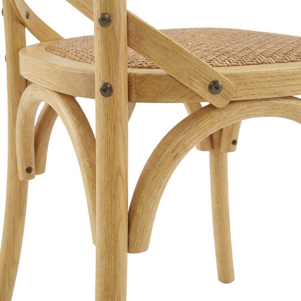 Wooden Dining Side Chairs for Dining Room, Natural, Set of 4