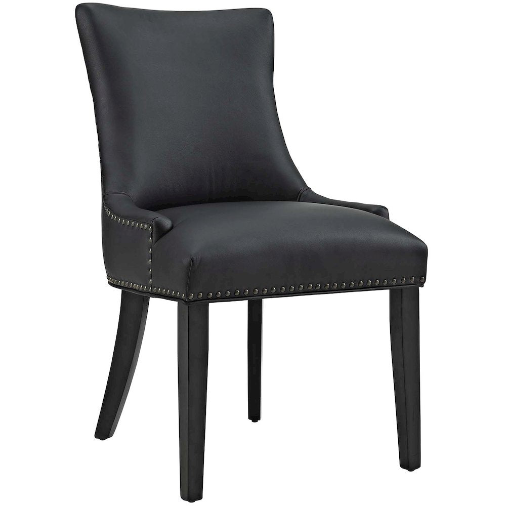 Marquis Faux Leather Dining Chair Set of 2