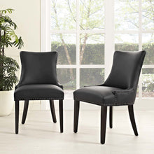 Marquis Faux Leather Dining Chair Set of 2