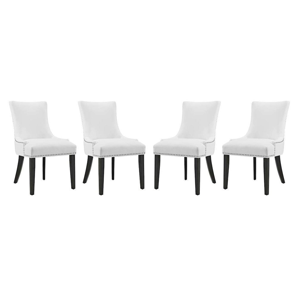Marquis Faux Leather Dining Chair Set of 4