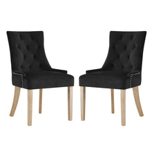 Pose Performance Velvet Dining Chair Set of 2