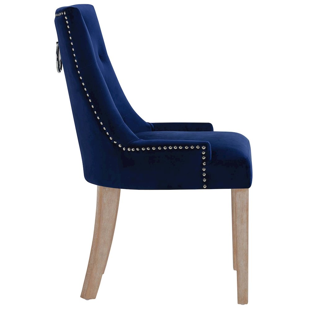 Pose Performance Velvet Dining Chair Set of 2