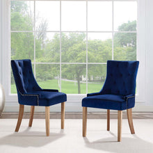 Pose Performance Velvet Dining Chair Set of 2