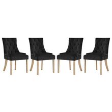 Pose Performance Velvet Dining Chair Set of 4