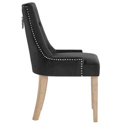 Pose Performance Velvet Dining Chair Set of 4
