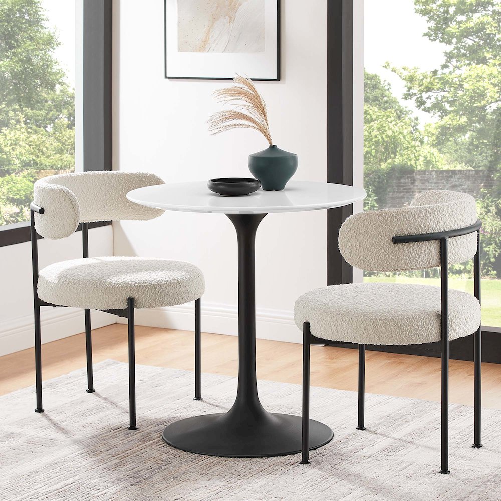 Lippa 28" Round Wood Dining Table