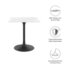 Lippa 28" Square Wood Dining Table