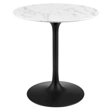 Lippa 28" Round Faux Marble Dining Table
