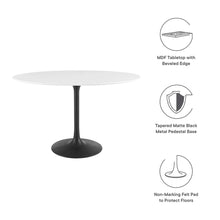 Lippa 48" Oval Wood Dining Table