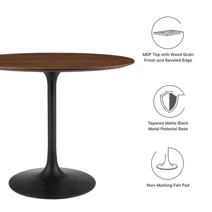 Lippa 36" Round Wood Dining Table