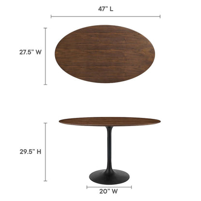 Lippa 48" Oval Wood Dining Table