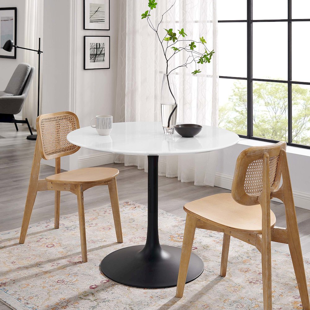 Lippa 40" Round Wood Dining Table
