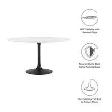 Lippa 54" Round Wood Dining Table