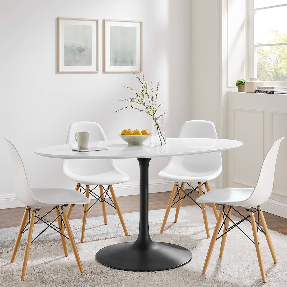 Lippa 60" Oval Wood Dining Table