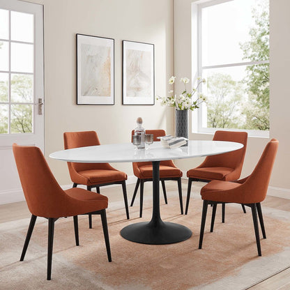 Lippa 78" Oval Wood Dining Table