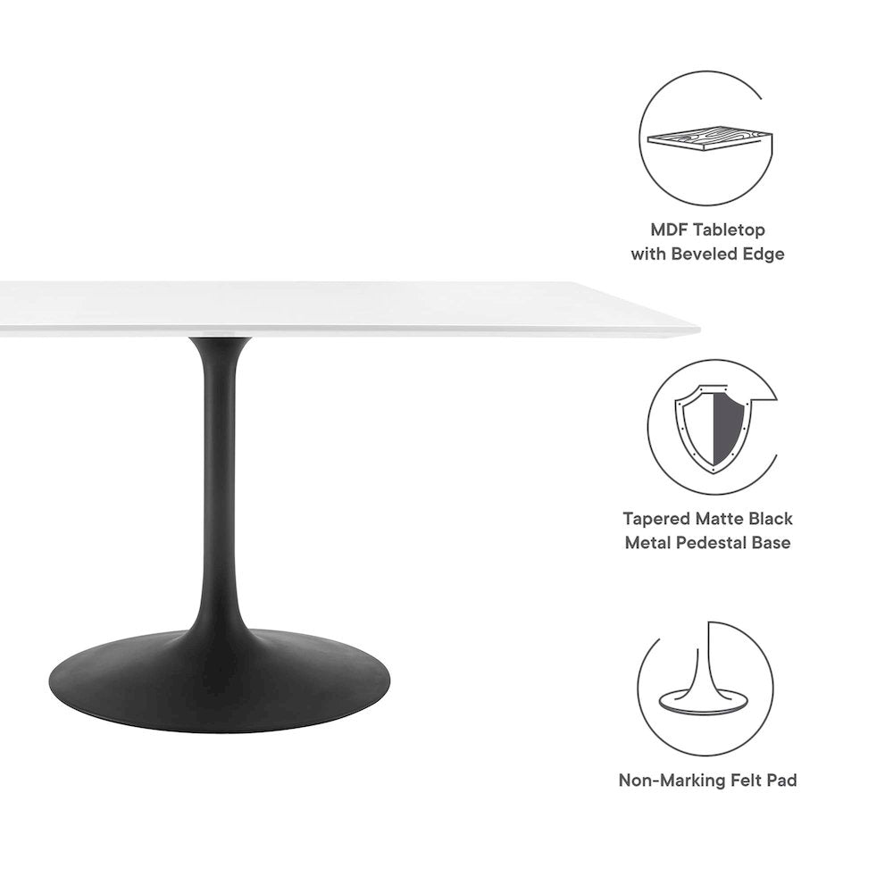 Lippa 60" Rectangle Wood Dining Table