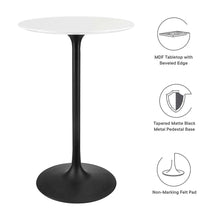 Lippa 28" Round Wood Bar Table
