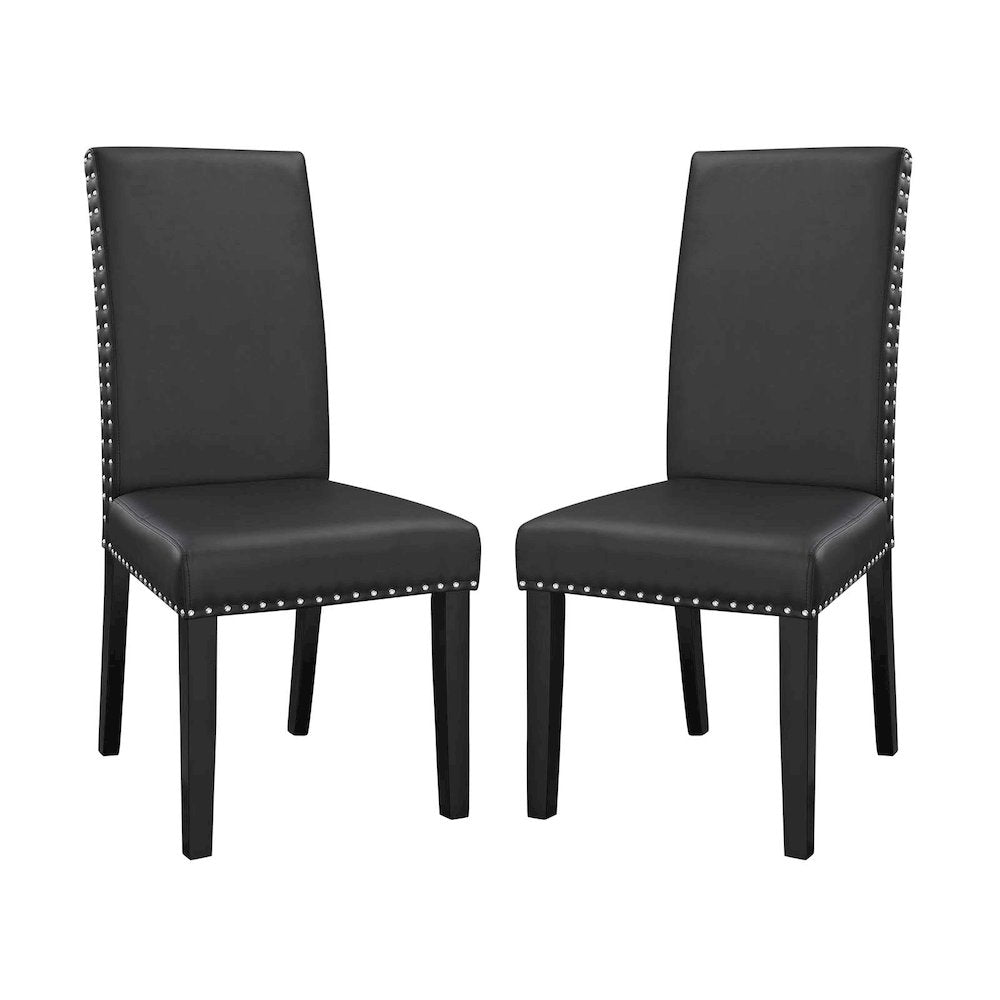 Parcel Vinyl Dining Side Chair Set of 2