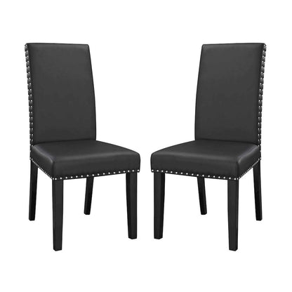 Parcel Vinyl Dining Side Chair Set of 2