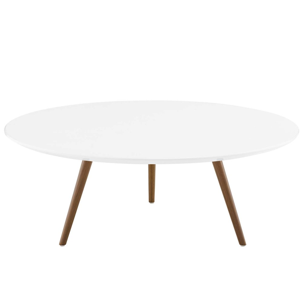 Lippa 40" Round Wood Coffee Table with Tripod Base