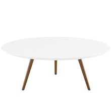 Lippa 40" Round Wood Coffee Table with Tripod Base