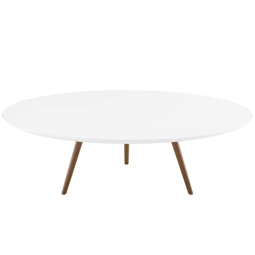 Lippa 48" Round Wood Coffee Table with Tripod Base