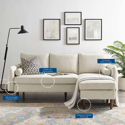 Revive Upholstered Right or Left Sectional Sofa