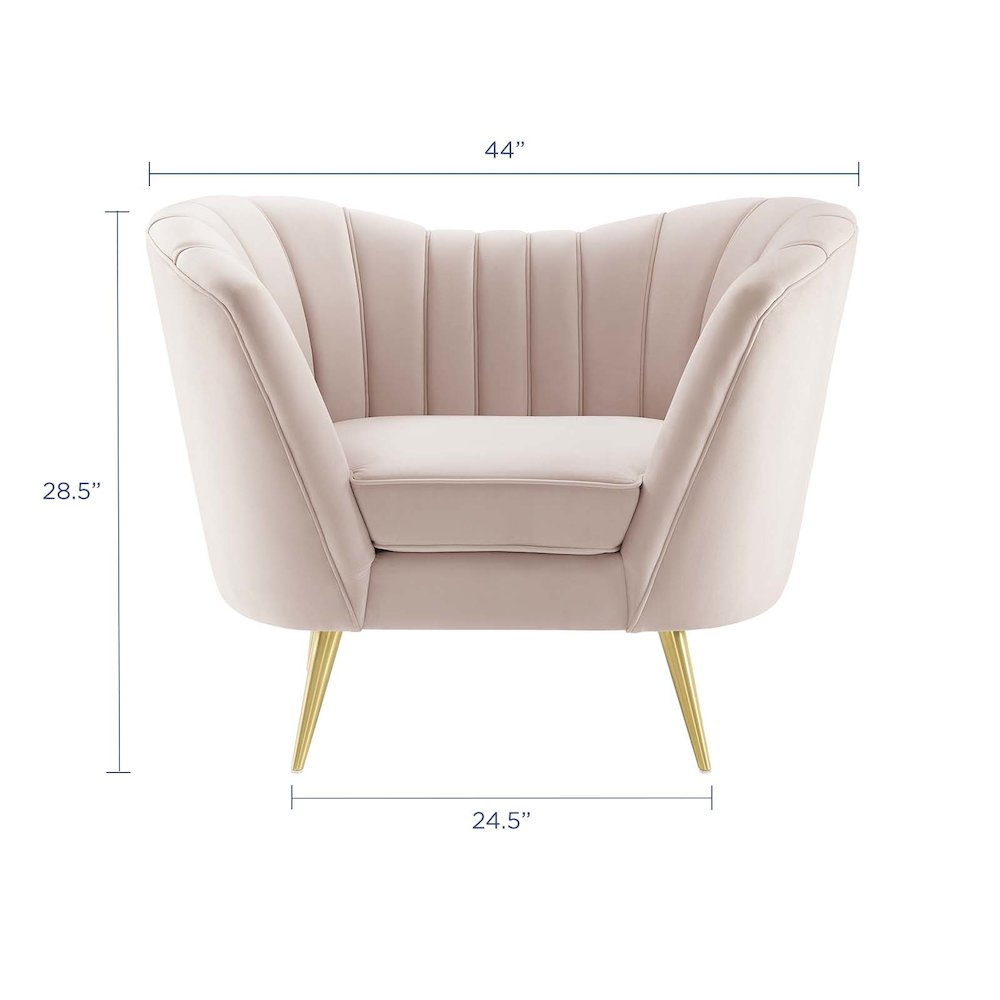 Opportunity Performance Velvet Armchair