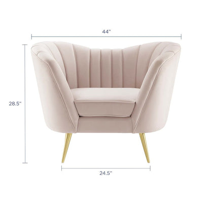 Opportunity Performance Velvet Armchair
