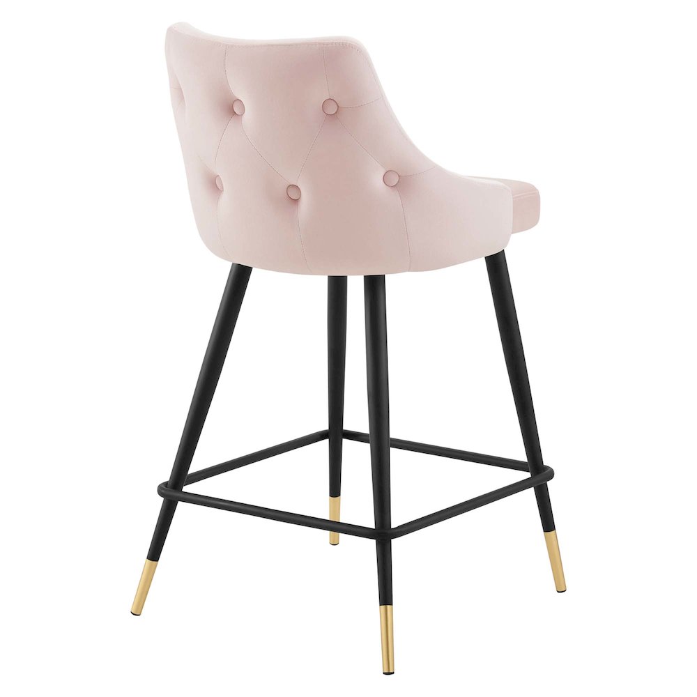 Adorn Performance Velvet Counter Stool