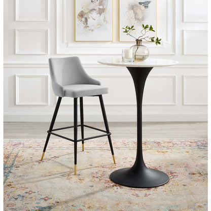 Adorn Performance Velvet Bar Stool