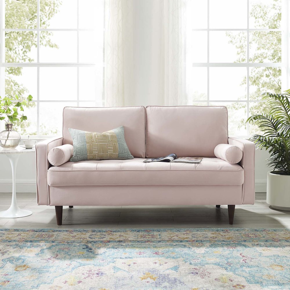 Valour Performance Velvet Loveseat