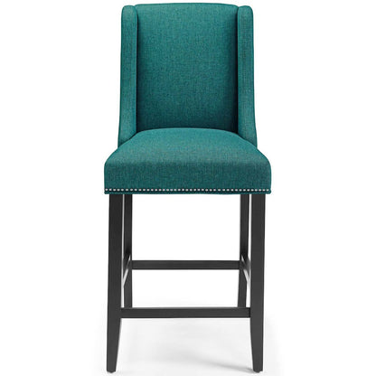 Baron Upholstered Fabric Counter Stool Set of 2