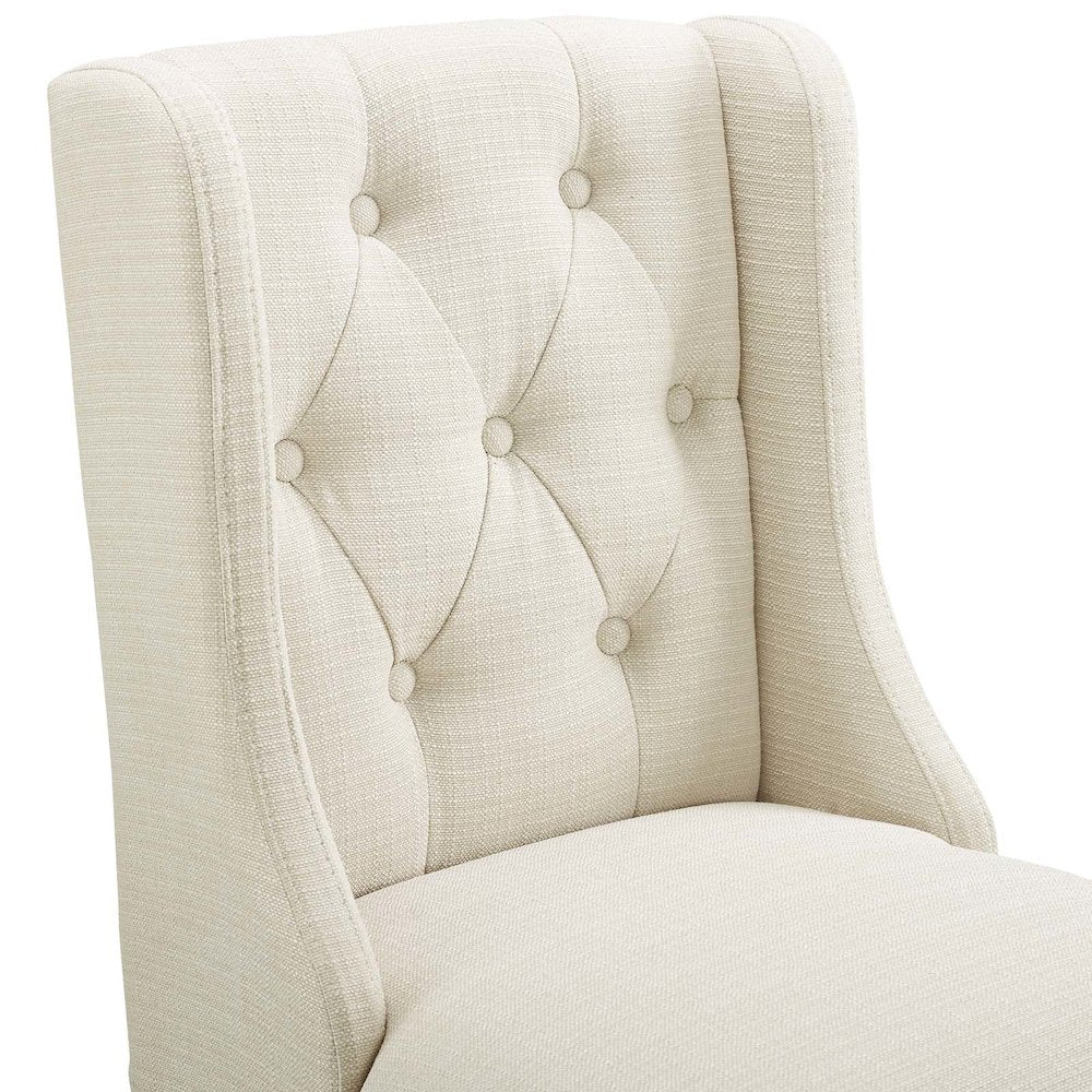 Baronet Upholstered Fabric Counter Bar Stool Set of 2