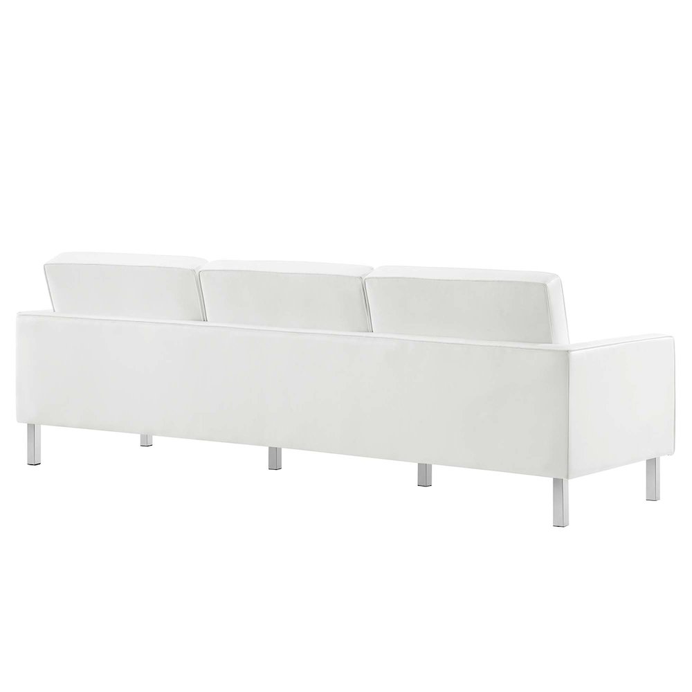 Loft 3-Piece Tufted Vegan Leather Furniture Set