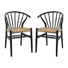 Flourish Spindle Wood Dining Side Chair Set of 2