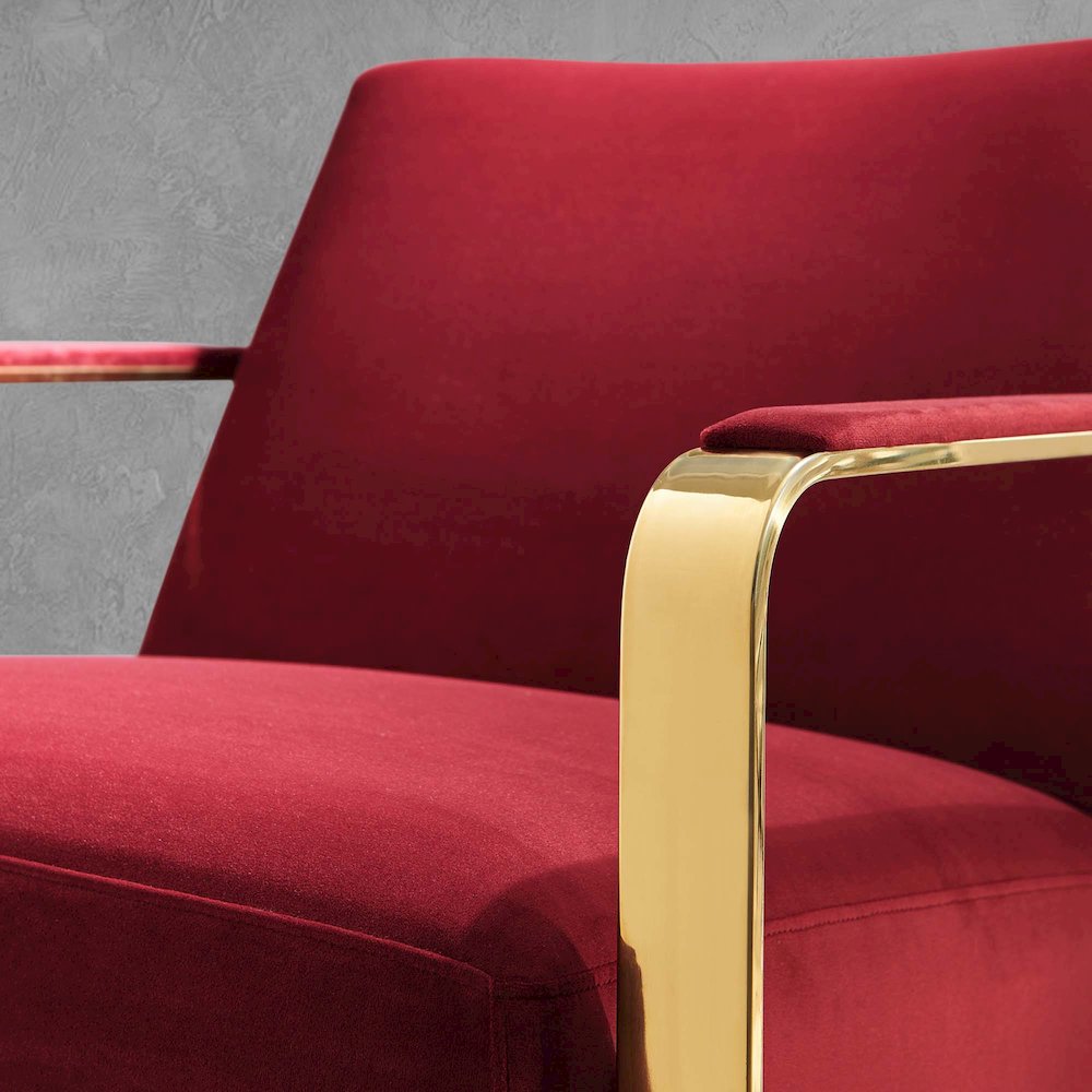 Seg Performance Velvet Accent Chair