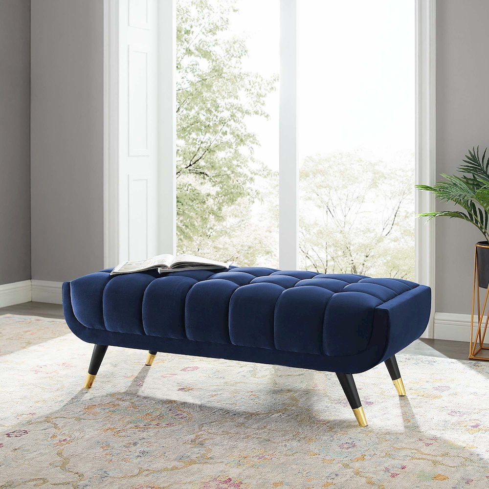 Adept 47.5" Performance Velvet Bench