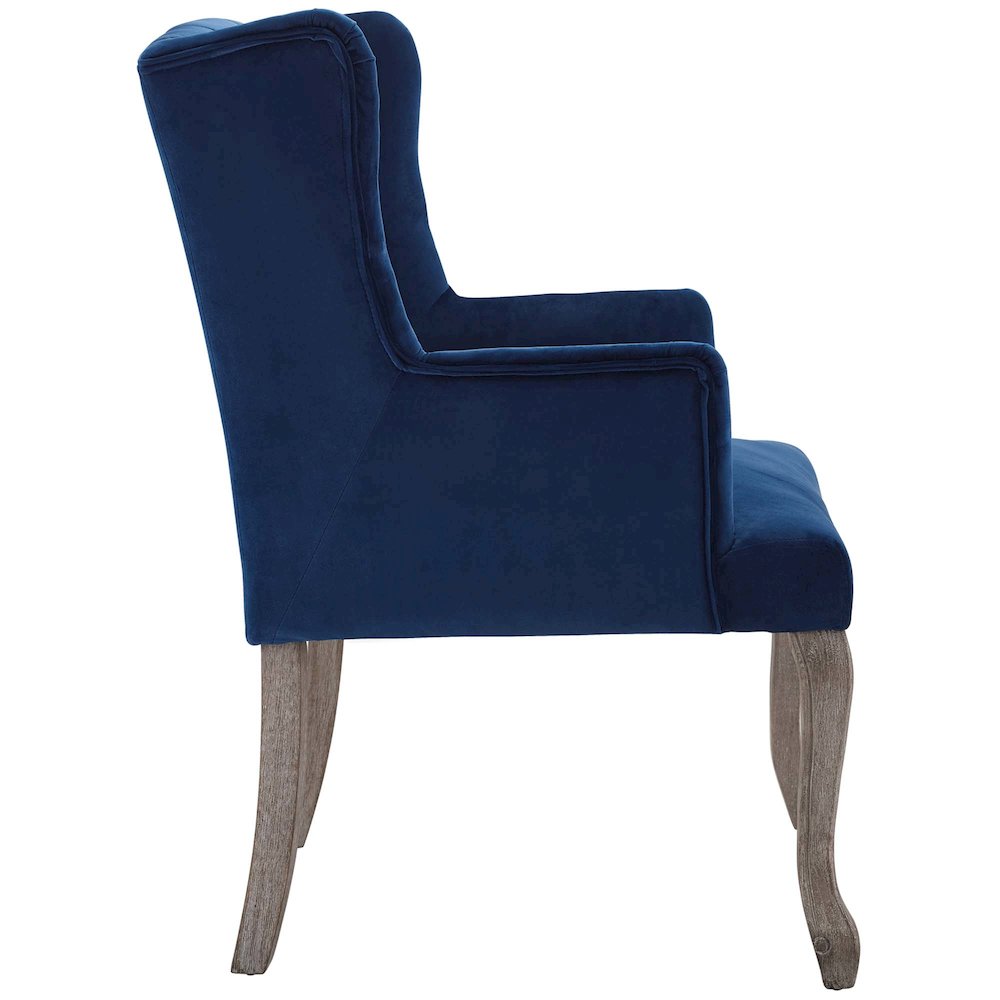 Realm Performance Velvet Armchair Set of 2